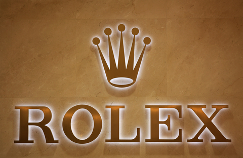 A picture of the Rolex logo